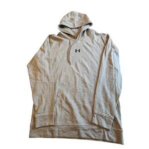 Under Armour Gray Pullover Hoodie with Front Pocket Size L